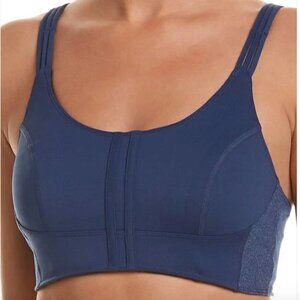 Free People Sports Bra Navy Echo Strappy Short XS New